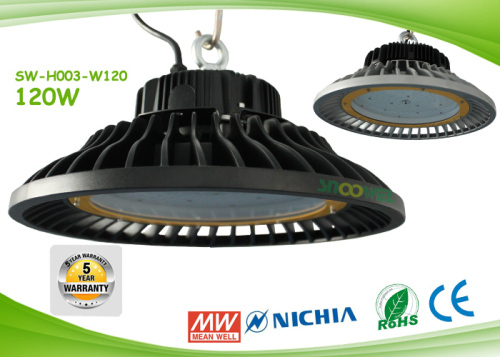 120w UFO LED Industrial Lighting 130lm / W