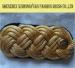 Gold Rope Knitted Shoulder Epaulets For Army Uniforms / Police Epaulettes