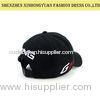 Custom Military Ball Caps Cool Baseball Hats / Plain Black Baseball Hat