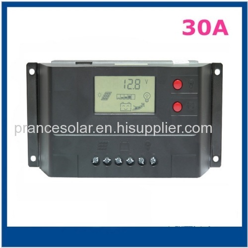Solar panel charge controller with USB