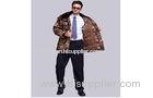 Professional Winter Padded Brown Male Police Officer Costume With Fur Collar