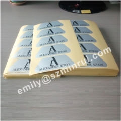 Custom Water Proof Matte Silver PET Vinyl Stickers Special Die Cut Silver Vinyl Stickers Printing from Fatory In China