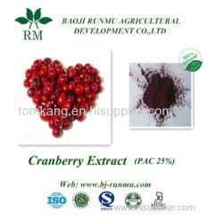 Natural cranberry extract proanthocyanidins 25%