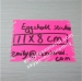 Custom Fluorescence Graffiti Eggshell Stickers