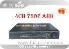 OEM Security AHD CCTV DVR 4Ch RS485 PTZ Control 1280 X 720 Recording