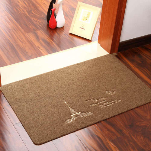 Polyester Embroidered floor Door Mat