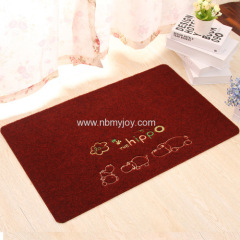 Polyester Embroidered personalised door mats