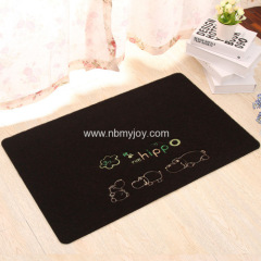 Polyester Embroidered personalised door mats