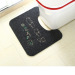 Polyester Embroidered bathroom mats & toilet mats