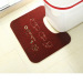 Polyester Embroidered bathroom mats & toilet mats