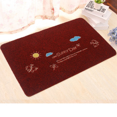 Polyester Embroidered personalised door mat