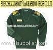 Arm - Keeping Elastic Ventilate Sweater with Epaulette / Green Military Surplus Jersey Sweaters For