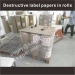 Factory Offer Adhesive Destructible Security Label Materials