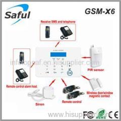 Saful GSM-X6 GSM Touch Screen Wireless Alarm System