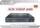 Cloud 8 Channel Tribrid AHD CCTV DVR 1080P / 720P For Mobile Monitoring