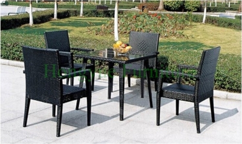 Patio dining rattan furniture sale wicker dining table chairs