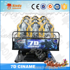 7d Cinema Interactive game with Shooting Guns Hydraulic CE