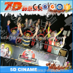 7d Cinema Interactive game with Shooting Guns Hydraulic CE