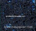 Artificial Crystal Shining Blue Quartz Kitchen Countertops Prefabricated