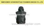 Security Guard NIJ - IIIA PE Black Bulletproof Vest Costume Military Body Armor