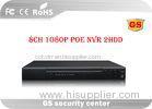 IP / Network 8 Channel CCTV DVR Recorders Multiple Cloud Technology