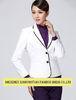 Cotton Corporate Office Uniforms With Womens White Blazer Jacket Ladies Uniform Shirts