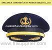Men Peaked Military Uniform Hats With Logo Printing Police Uniform Cap