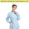 Plain Medical Doctor Uniform / Nurse Uniform Dress With Embroidery Logo