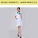 White Nurse Uniforms Dresses Polyester Hospital Medical Scrubs Uniforms