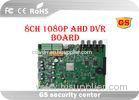 Recording / Playback Network DVR Circuit Board 8 Channel Mobile Monitoring
