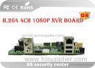 Professional 1080P DVR Circuit Board USB Hard Disk Backup Mode FCC SGS