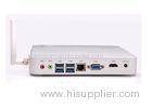 Low power Intel Core i3-4010U fanless mini computer with Wifi Bluetooth
