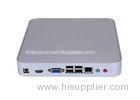 Intel I5-3317U dual core CPU fanless HTPC mini pc With WIFI Aluminium Alloy Case