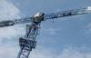 Painted QTZ Series Construction Tower Crane 150M Height With 5 Wall-attached Frame