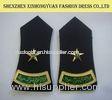 Custom Black Saudi Arabia Security Uniform Shoulder Epaulets With SGS