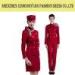 Red Cabin Crew Airline Stewardess Uniforms Air Hostess Costume Flight Attendant Dress