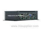 Small Industrial Grade Fanless Embedded PC Desktop / Wall Mounted 6 COM dual LAN