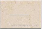 Egypt Galala Beige Marble Stone Slab for high end hotel / villa projects