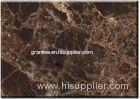 Dark Emperador marble bathroom floor tile for high end hotel or villa projects