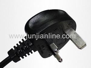 UK BS Standard 3 pin plug britain power cord