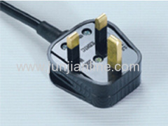 Good quality britain power cord UL CE ROHS