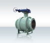 cast steel trunnion type ball valve