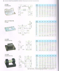 DNC cylinders(ISO6431) standard cylinder accessories