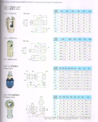 DNC cylinders(ISO6431) standard cylinder accessories