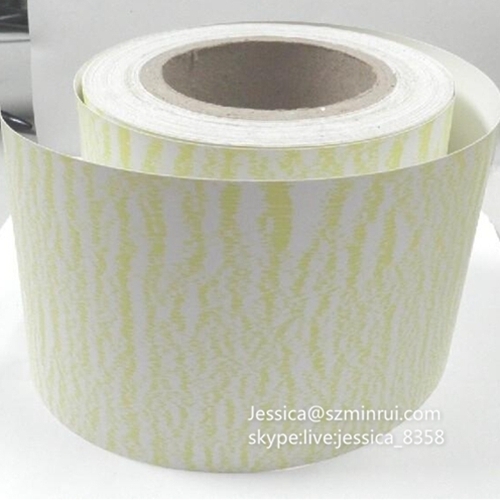 High Quality Beautiful Grain Destructible Security Label Papers Anti-tamper Water Wave Destructible Vinyl Materials