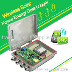 Wireless Solar Power Energy Data Logger