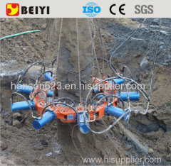 BEIYI round concrete pile cutting machine pile breaker concrete crusher tool