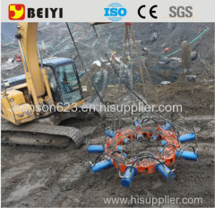 BEIYI round concrete pile cutting machine pile breaker concrete crusher tool