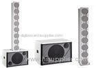 White Passive / Active Column Array Speakers For Wedding Conference