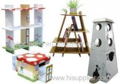 Custom building Corrugated Cardboard Furniture patterns for Kids